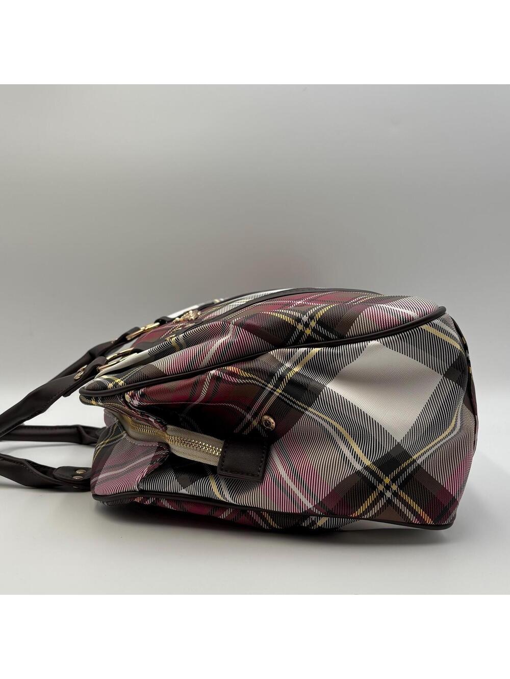 Vivienne Westwood Derby Tartan Bowler Bag - Picture 4 of 11